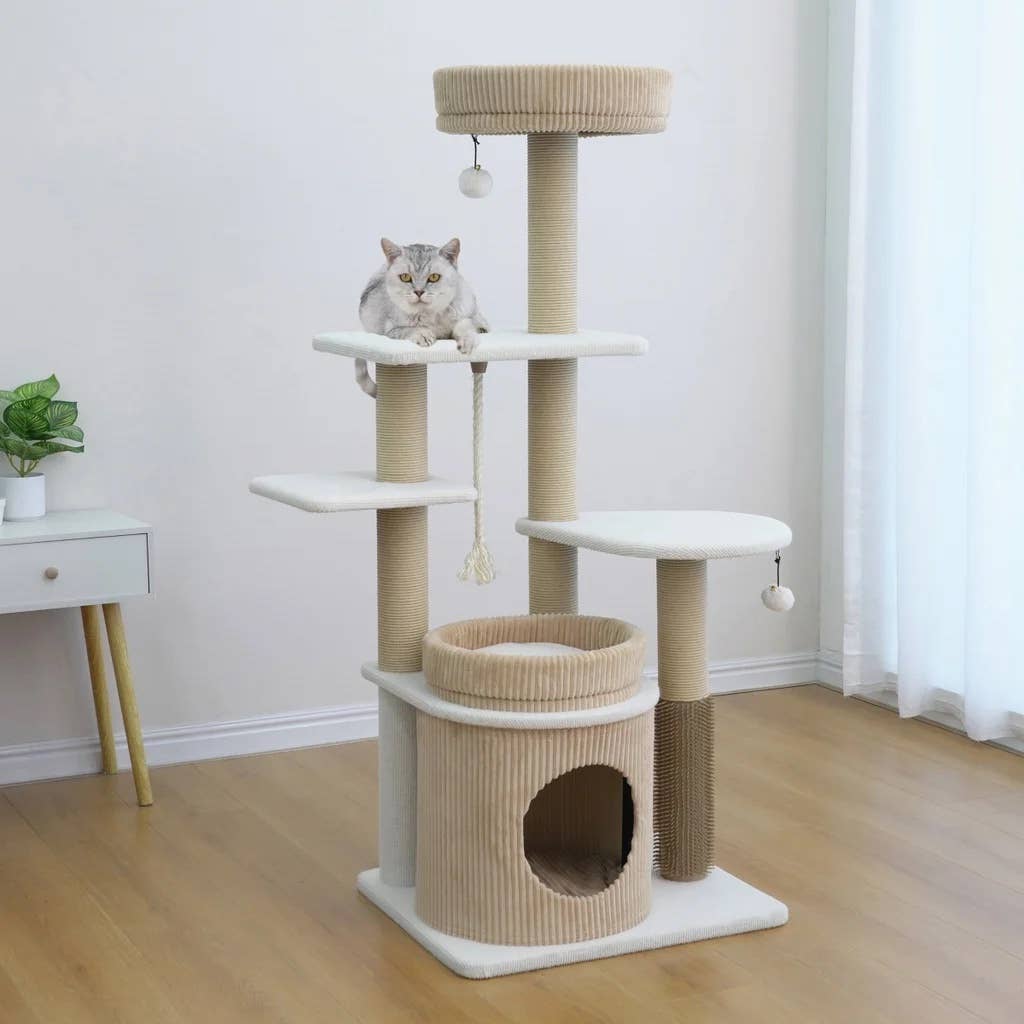 Relax Ladder This New Cat Tower at Costco Is a Cat's Paradise - PetHelpful