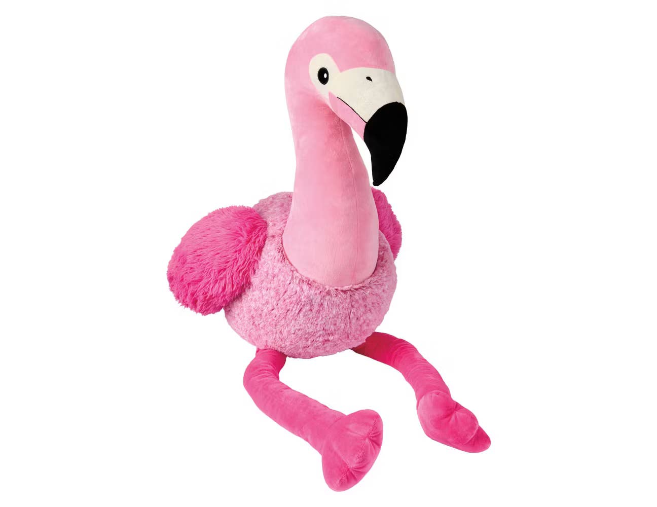 Aldi's Jumbo Flamingo Plushie Is a Cozy Win for Pet Parents