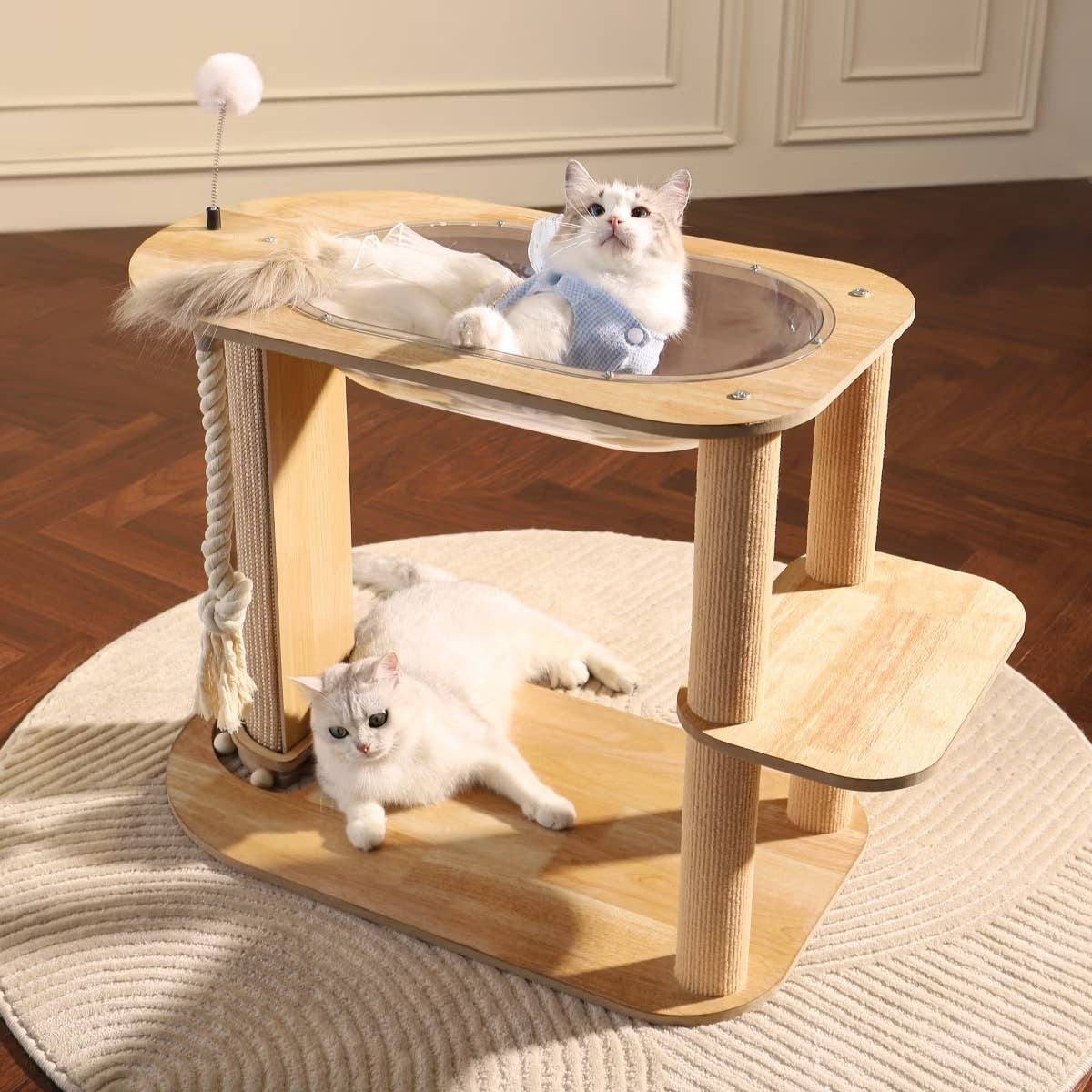 Target Kitten Target's New $50 Modern Cat Tree Is a Hit for Small Spaces - PetHelpful