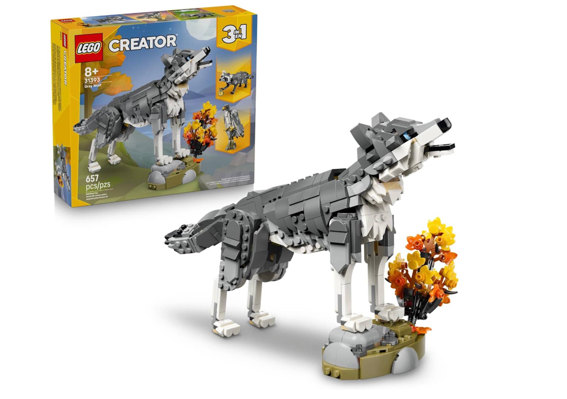 ネコ ラプレシア、アクロスセット Amazon is Selling a Creative 657-Piece Wolf Lego Set Perfect for