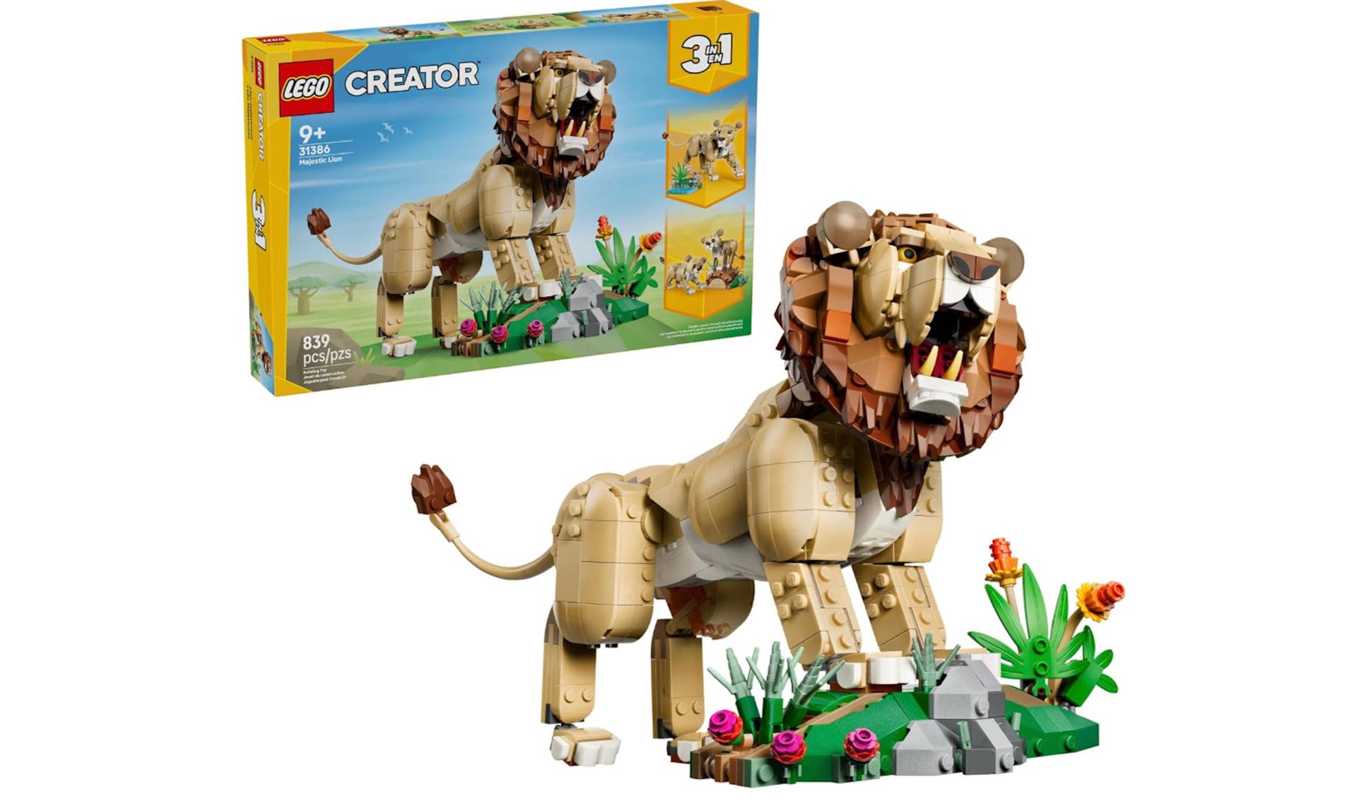 Amazon Is Selling a Majestic 839-Piece Lion Lego Set Perfect for