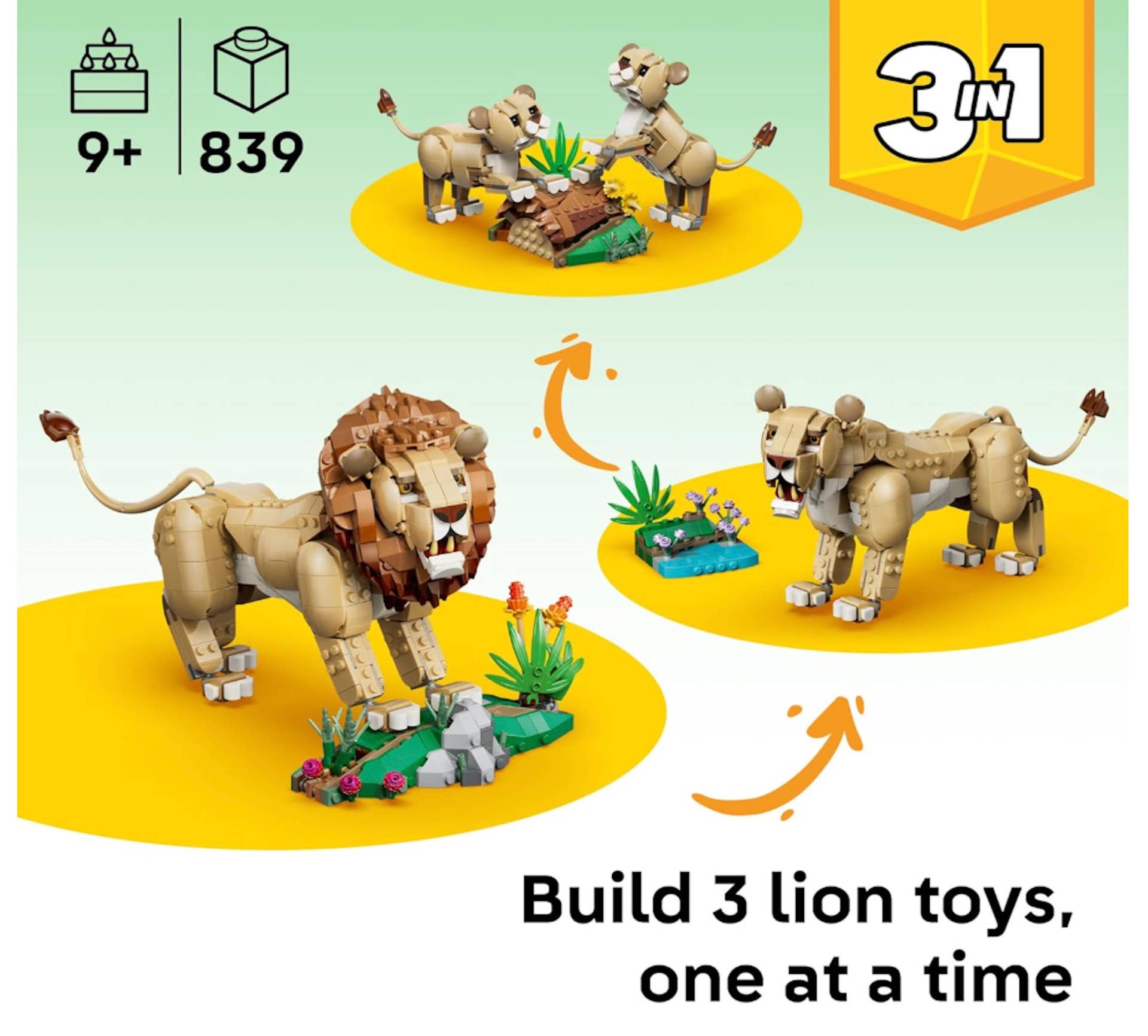Amazon Is Selling a Majestic 839-Piece Lion Lego Set Perfect for