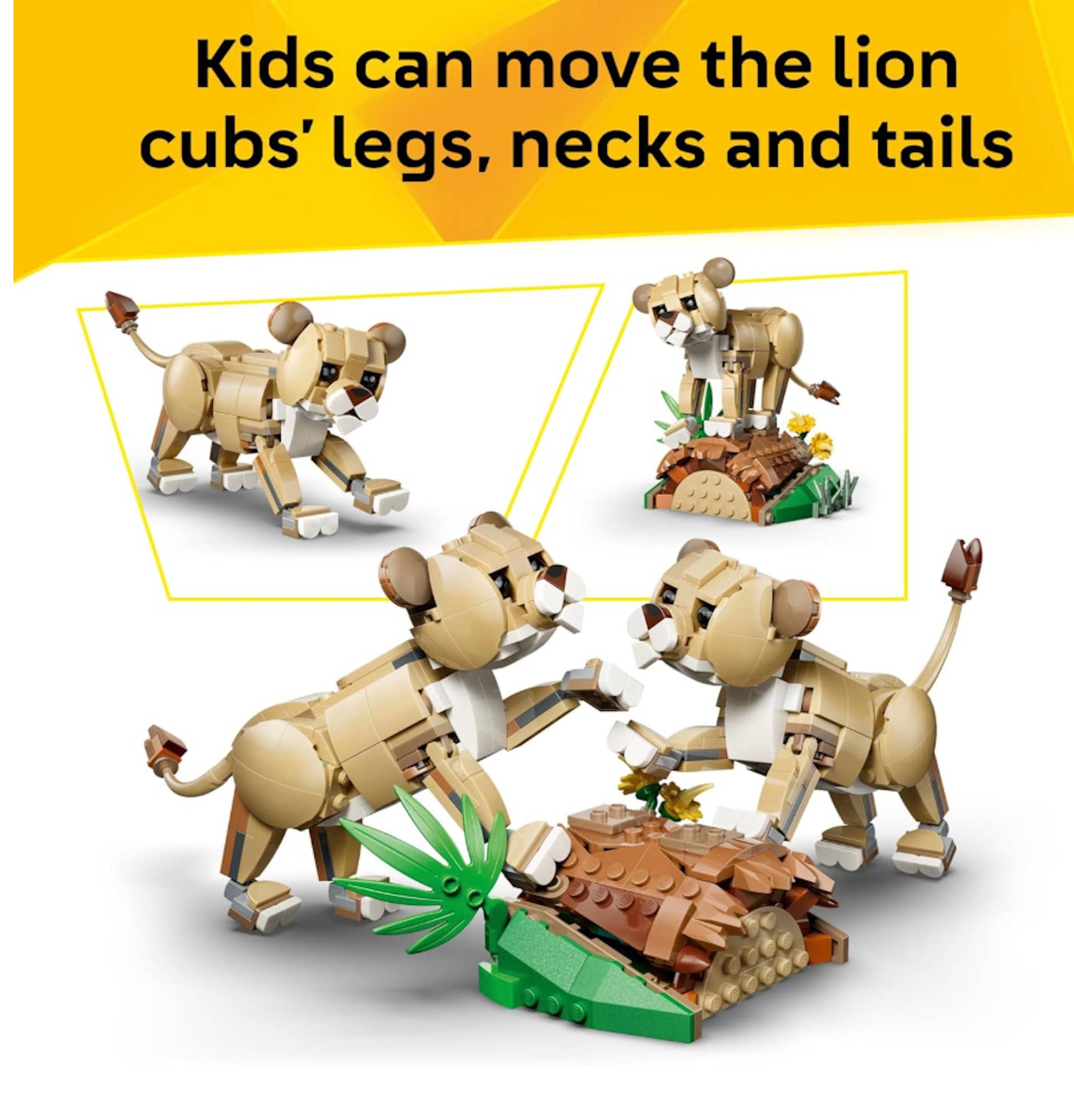 Lion★在庫確認コメント後の購入のみ Amazon Is Selling a Majestic 839-Piece Lion Lego Set Perfect for