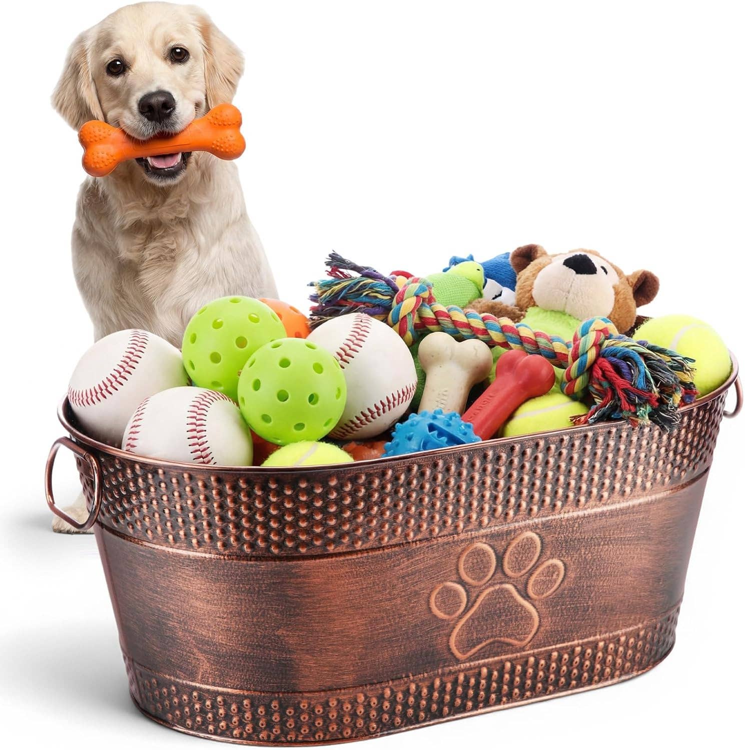 Amazon's Vintage-Inspired Dog Toy Basket Is So Stylish - PetHelpful