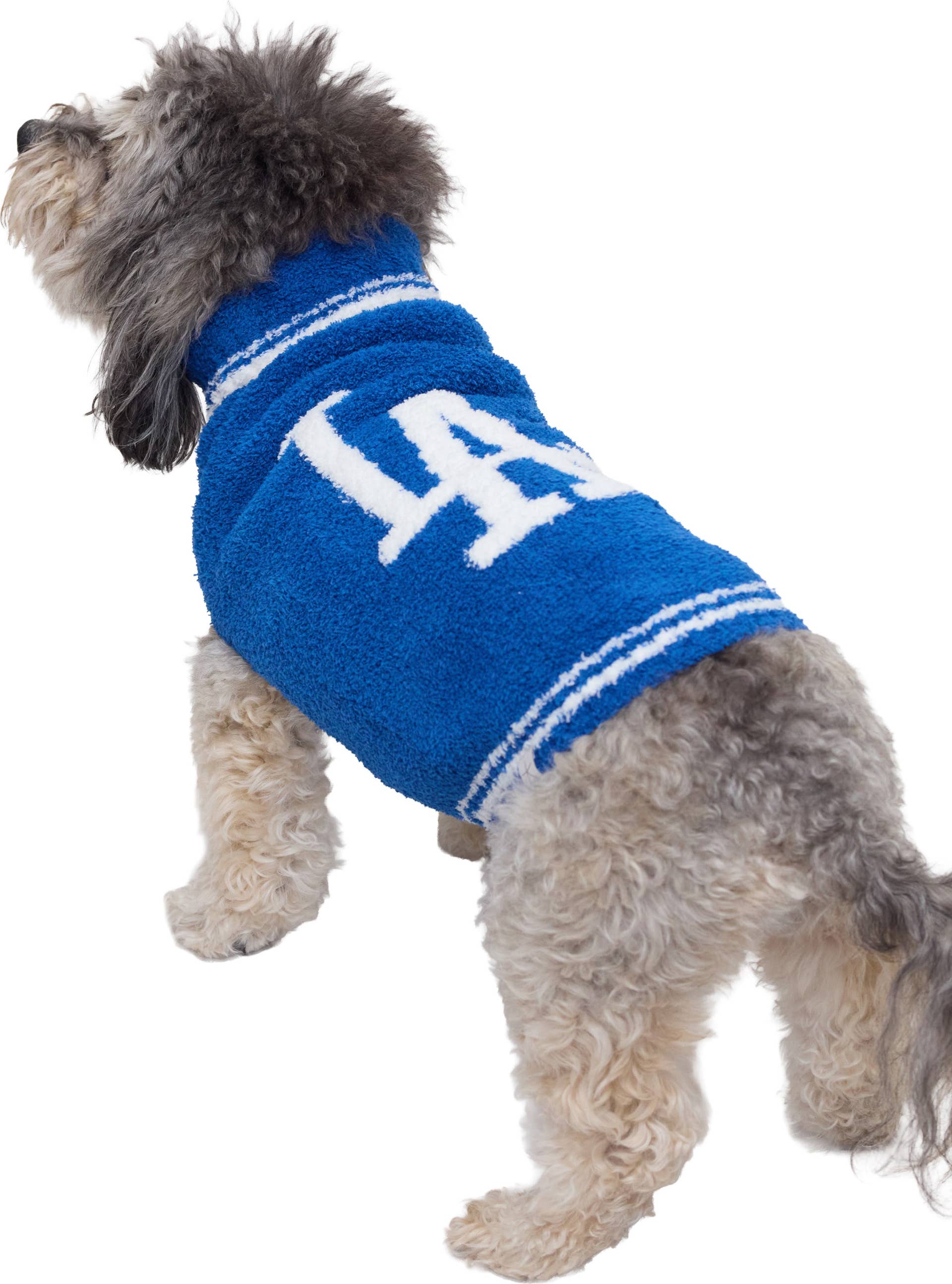 Barefoot Dreams' Cozy Baseball Sweater Is Made for Dogs - PetHelpful
