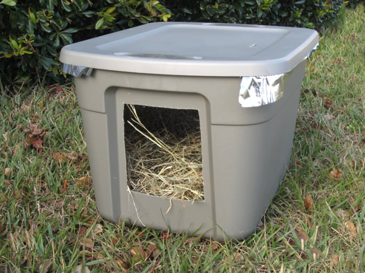 Build an Emergency Cold Weather Shelter for Stray or Feral Cats PetHelpful