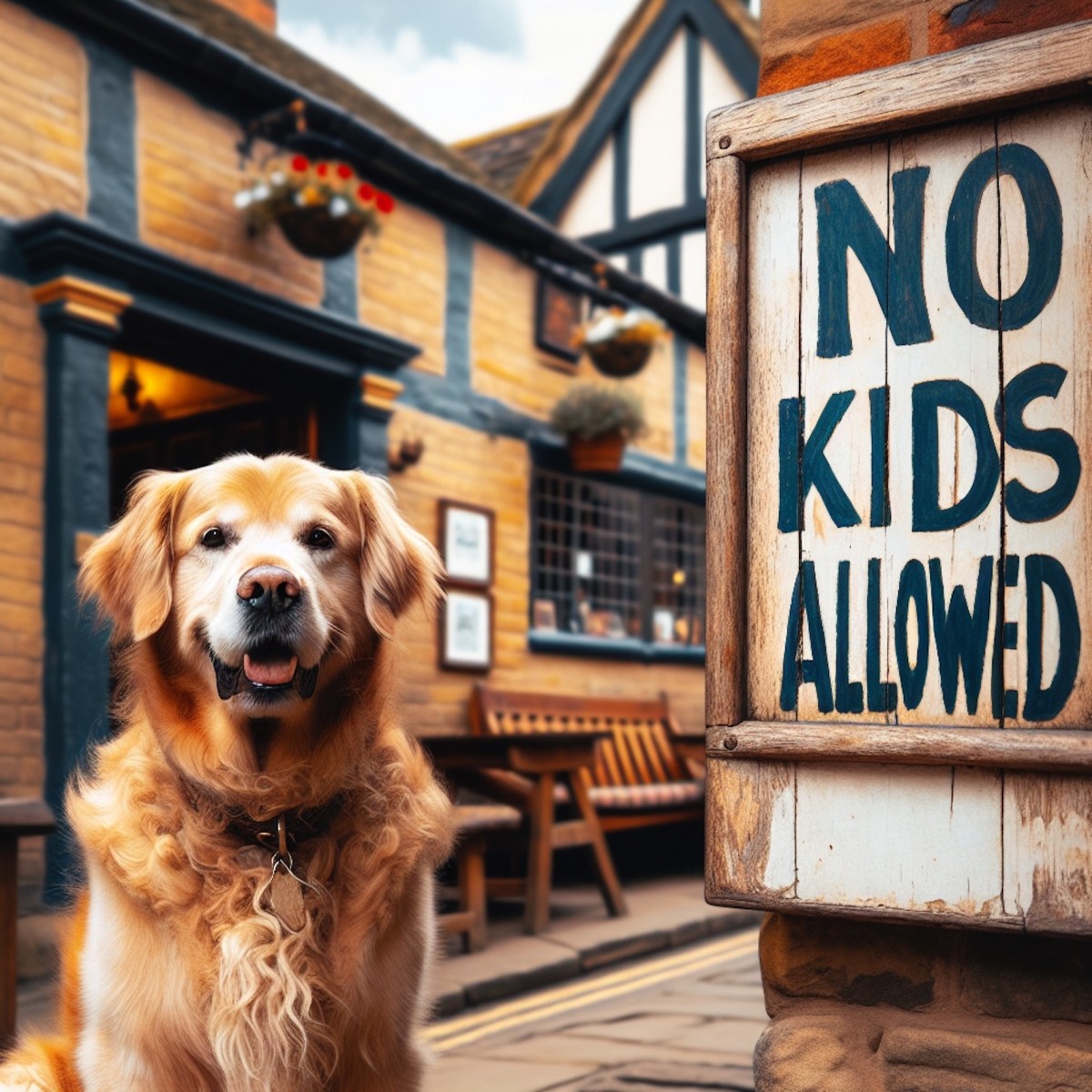 Pub Near London Sparks Outrage For Allowing Dogs But Not Kids 