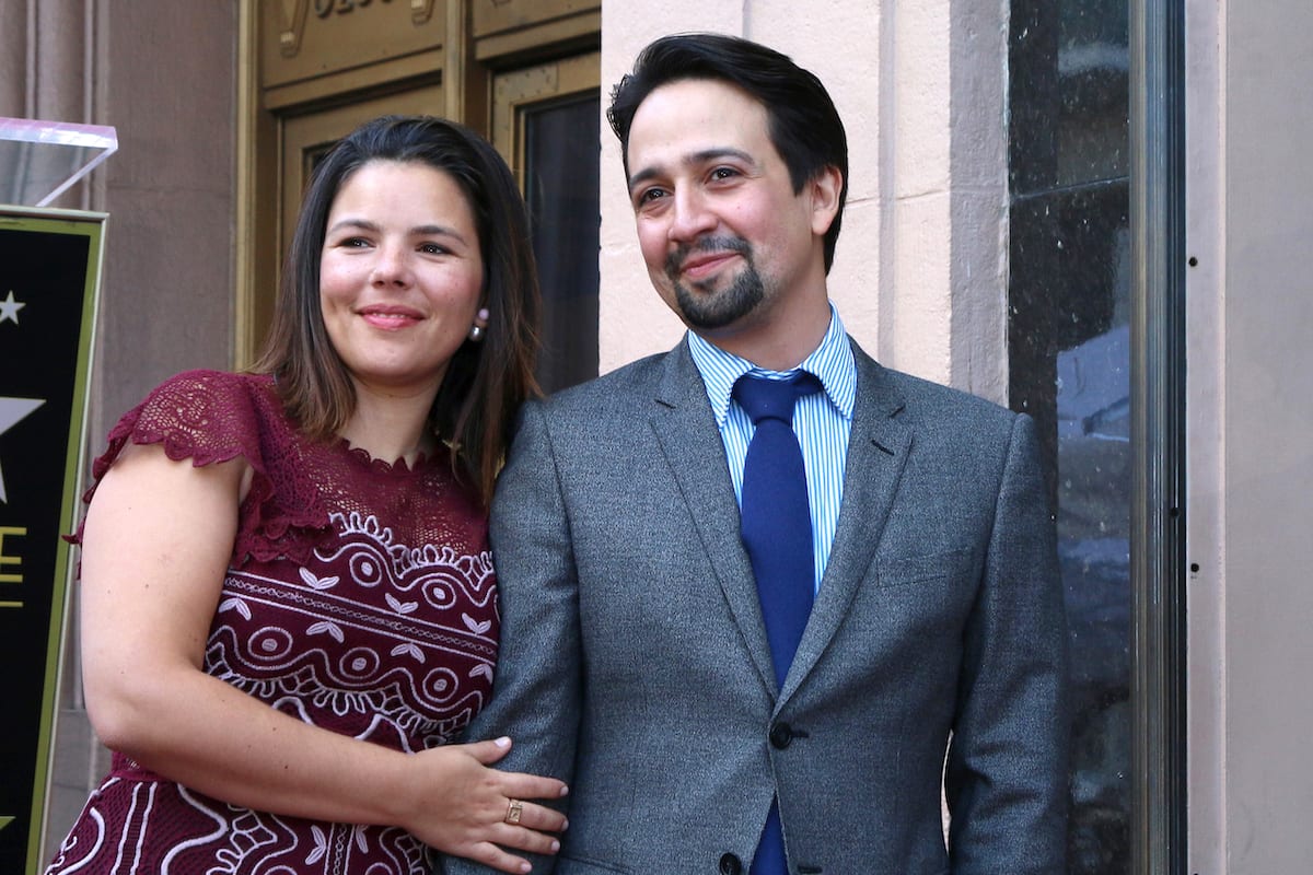 Lin-Manuel Miranda with wife Vanessa Nadal in Los Angeles