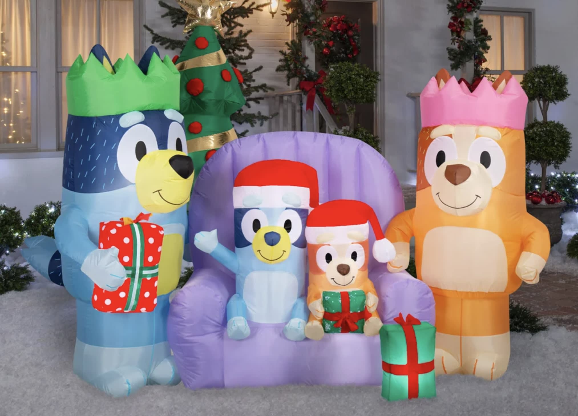 Costco's Cute Bluey Christmas Inflatable Is Selling Fast - PetHelpful